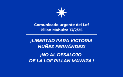 Comunicado urgente del Lof Pillan Mahuiza 13/2/25